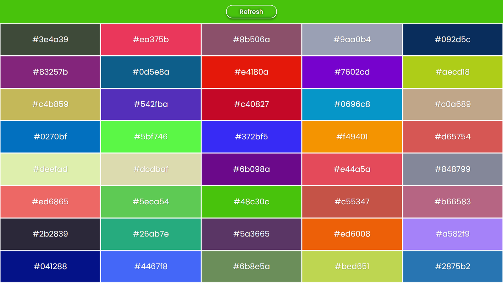 random-color-palette-generator